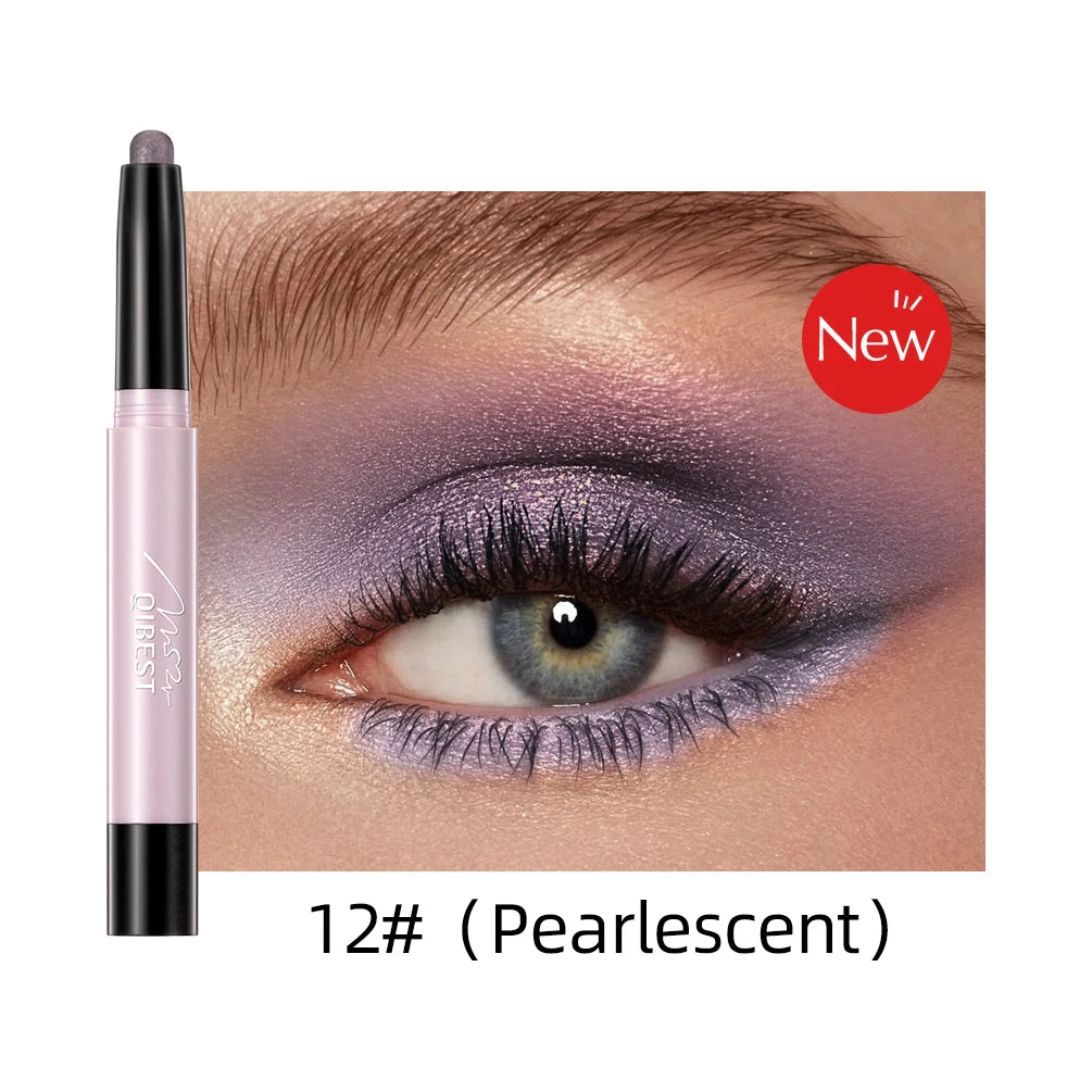 Pearlescent Silkworm Pen Waterproof Pencil Glitter Matte Nude Gold Eye Shadow Pen Pigment Cosmetics