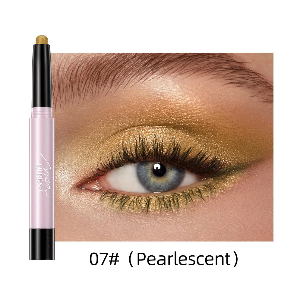 Pearlescent Silkworm Pen Waterproof Pencil Glitter Matte Nude Gold Eye Shadow Pen Pigment Cosmetics
