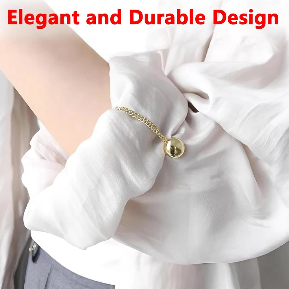 4PCS Magnetic Clothing Clips Multi-Function Magnetic Strength Buttons Clips Pinless Brooch Clips for Women Clothes Cardigans