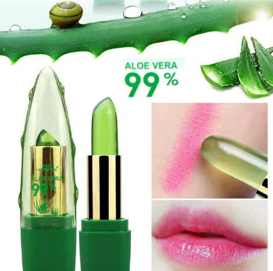 Aloe Vera Colour-Changing Lipstick - Hydrating & Long-Lasting Lip Balm
