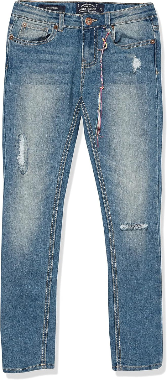 Girls' Skinny Fit 5-Pocket Stretch Denim Jeans