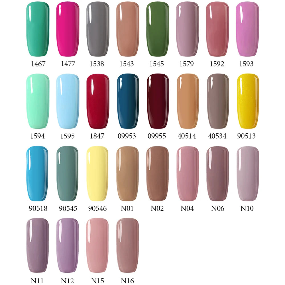 Gel Nail Polish Pen Pure Color Base Top Need UV Nail Manicure Varnish Hybrid Soak off Gel Lacquer Lucky Nail Paint
