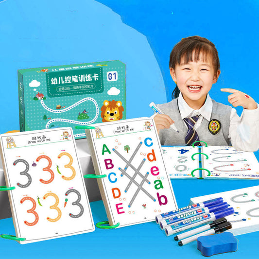 ✍️ Reusable Pen Control Practice Book 🧠 – Kindergarten Learning Tracing Workbook