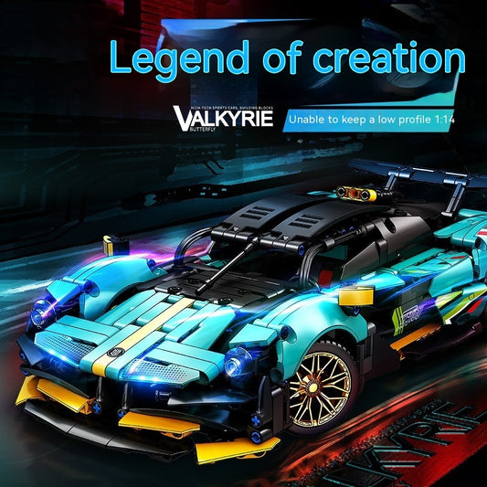 🏎️ Assembled Super Sports Car – Dynamic Educational Building Block Model